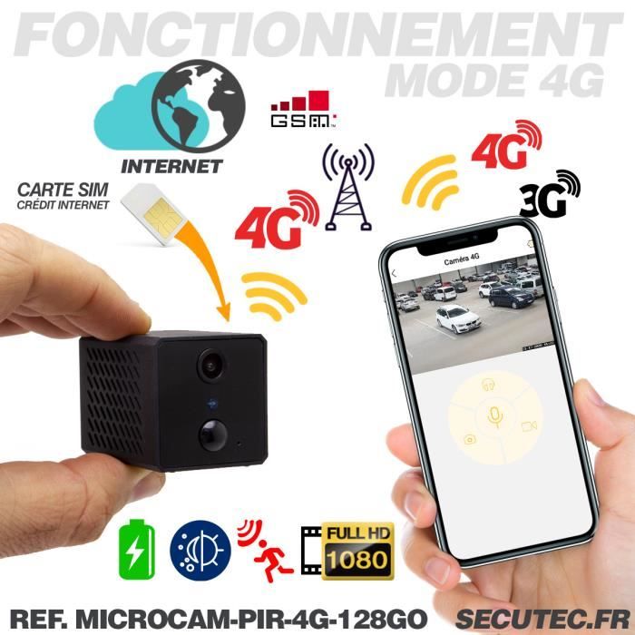 Mini Caméra De Surveillance 4G VTCWORLD SmartCam – 72h D'autonomie – Vision Directe
