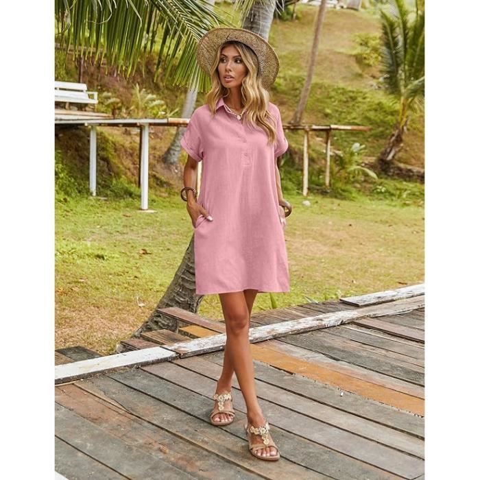 Robe ete longueur genoux sales