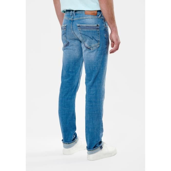 Jean straight homme Kaporal Ank Bleu Cdiscount Pret a Porter