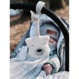 Peluche Nounours Myhummy Mini avec pince | bruit blanc pour bébé | Aide au sommeil bébé | Turquoise-3