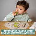 Yooji - Bâtonnets à manger-main haricot vert & semoule bio – 15 repas bébé DME (dès 12 mois)-3