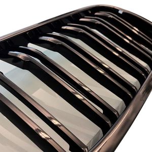 Calandre Sport Noire Brillante Pour BMW E46 Berline/Touring 2001-2005 - Kit 2 Pièces, Performance