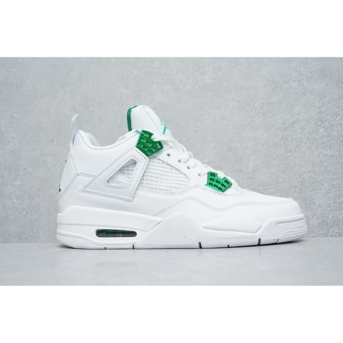 Air jordan 4 blanche et verte store