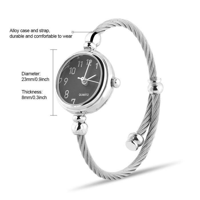 Montre femme bracelet best sale ouvert