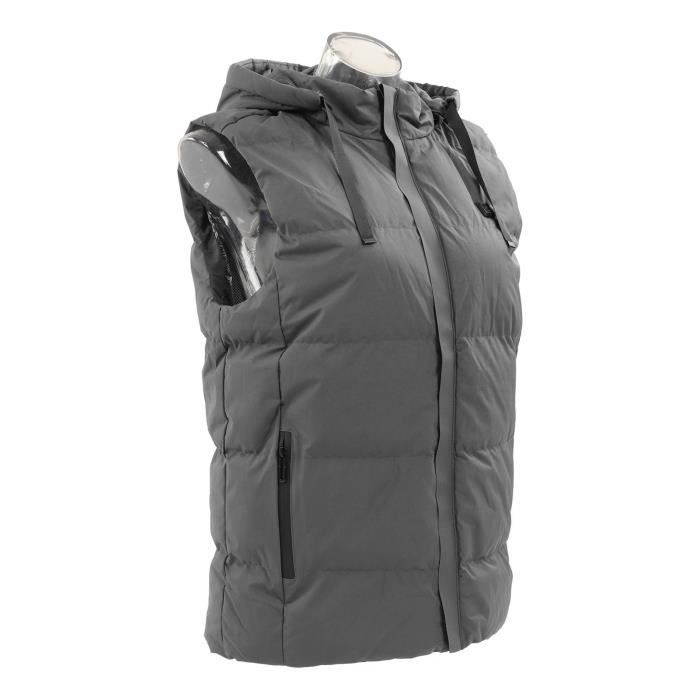 Gilet chauffant léger avec 3 niveaux de chauffage, manteau