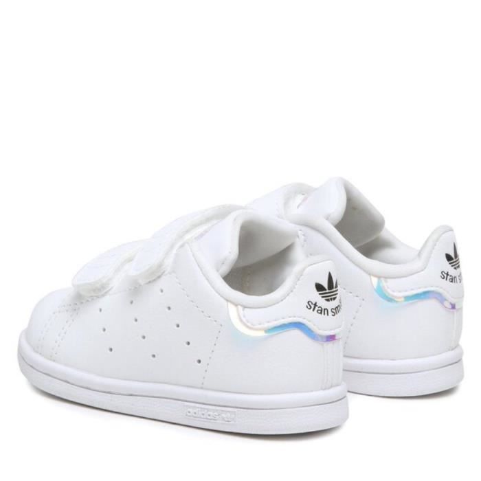 Chaussures ADIDAS Stan Smith Cf Blanc Mixte B b Blanc