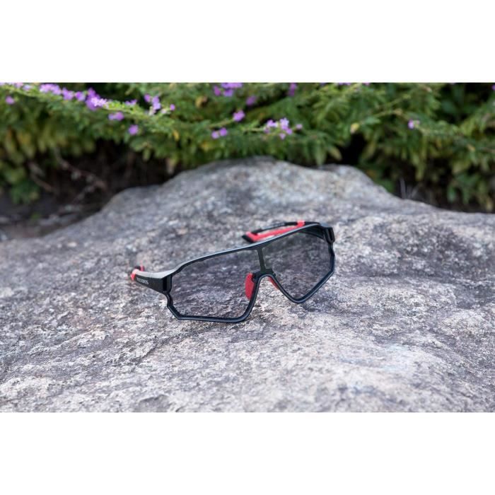 ROCKBROS Lunette Vélo Homme, Cyclisme Lunette de Soleil Photochromique Homme  Femme Anti-UV400 Sport VTT Pêche Course Rouge Noir Noir/Rouge - Achat /  Vente lunettes de soleil Mixte Adulte Neuf Charnière flexible 