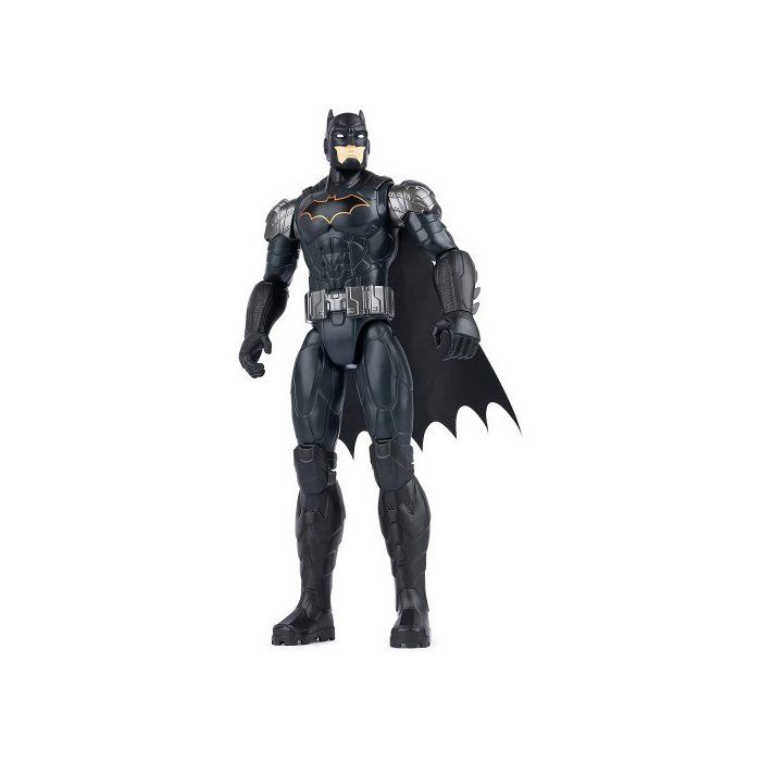 Figurine Batman Deluxe 30 cm avec Effets Sonores + Accessoires - DC Collection - Personnage Super Heros Collector - Garcon - Jeux - Jouets