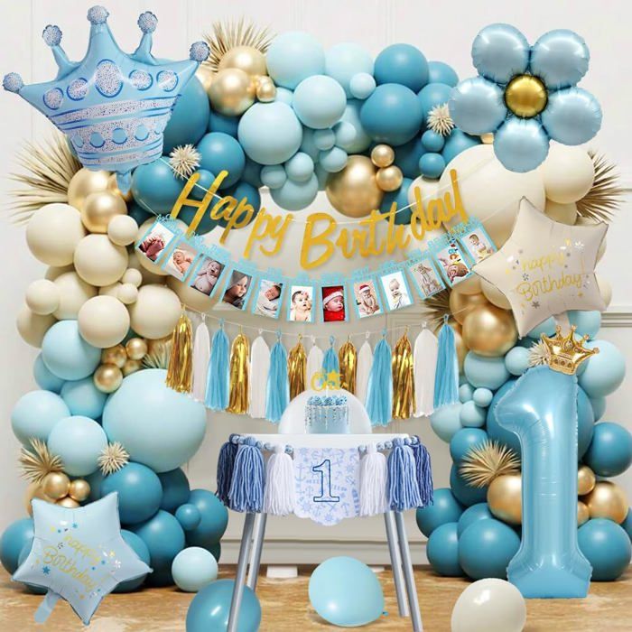 Arche de ballons Joyeux Anniversaire Multicolore - Decoration salle Arche de ballons Joyeux Anniversaire Multicolore - Decoration salle