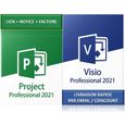 SUPER Pack Microsoft Project 2021 Pro + Visio 2021 Pro à télécharger-0