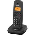 SPC Keops – Téléphone fixe sans fil avec écran lumineux, identification de l'appelant, 50 contacts, mode ÉCO - Noir-0