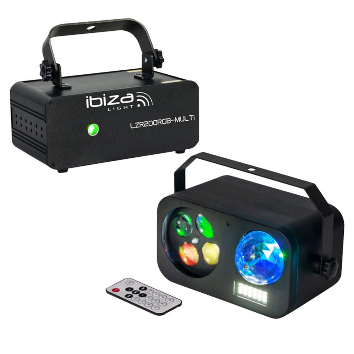Pack Lumière Effet Laser LZR200RGBMULTI Jeu de lumière "3en1