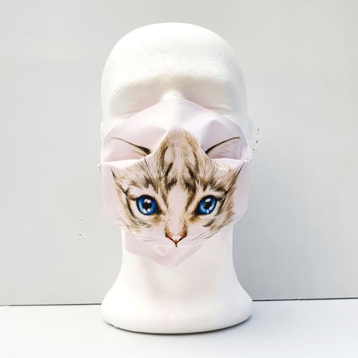 1 Masque tissu CHAT #1 anti poussière anti projection virus norme 