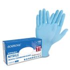 Lot de 100 -Gants Jetables Nitrile - Sans Latex - Utilisation dans l'Industrie, la Beauté et la Restauration, Taille - M - BORNOVA
