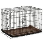 PawHut - cage et sac de transport pour chien - Fil d'acier - 74.5x46x53cm - Noir