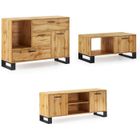 SKRAUT HOME Ensemble/Set Loft Buffet, table basse, meuble tv, salle à manger, buffet