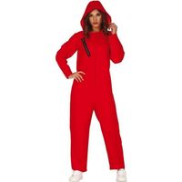 Déguisement Femme de Braqueur Rouge - FIESTAS GUIRCA - Costume de Casa del Papel - Adulte - Tissu rouge