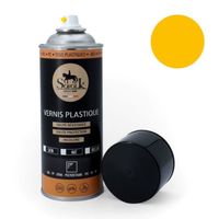 Peinture Plastique haute résistance : intérieur et extérieur SOFOLK - 19-JAUNE BRILLANT - Aérosol 400ml - PEINTURE AUTO