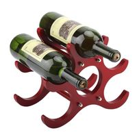 SURENHAP Casier à vin rouge Porte-bouteille de Vin Rouge élégant, Résistant à l'humidité, Pratique et Durable culinaires versage