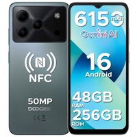 DOOGEE Note56 Plus Smartphone - Android 16 Gemini AI, 48GB+256GB