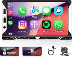AUTORADIO Autoradio 2 Din avec Apple CarPlay Android Auto sa