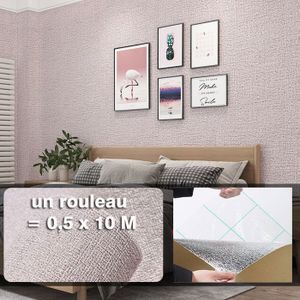 Papier Peint Autocollant 3D Romy – Boules Blanches Sur Fond Coloré – Amovible