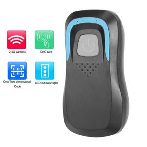 BADGE RFID - CARTE RFID Alomejor lecteur de carte USB Scanner de code sans fil avec lecteur de carte RFID Bluetooth avec 5 cartes (ID noir 125Khz)