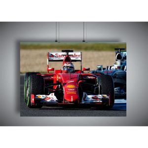 Affiche Formule 1 F1 Vettel Leclerc Alonso Hamilton Ferrari 100Th GP Racing  Toile Peintures Mur Art Décor Salon 50x70 cm (19, 526 - Cdiscount Maison