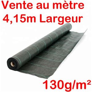 NATTE ANTI-VÉGÉTATION Vente au mètre/Largeur 4,15m / Toile Bache de pail