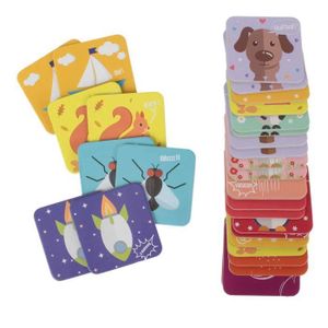 Paquet de 30 Carte éducative J/'apprends les Monuments du Monde x 30 Flash card