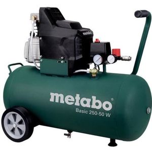 COMPRESSEUR Metabo - Compresseur à pistons avec huile 50 l 1.5 kW 8 bar - Basic 250-50 W