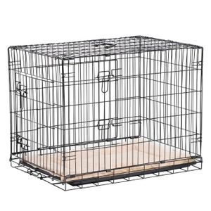 CAISSE DE TRANSPORT PawHut Cage de transport pliante pour chien poigné