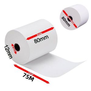 DD Papier Rouleau pour Mini Imprimante, 57mm x 30mm Papier