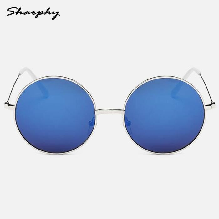 lunette de soleil bleu femme