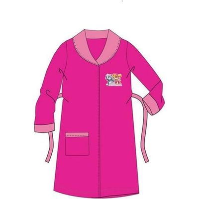 Peignoir polaire Pat Patrouille ans rose fonce, robe de chambre