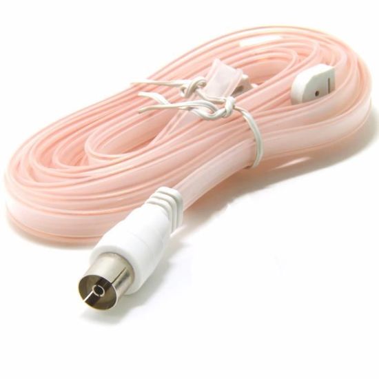 Antenne Radio DAB FM 75 Ohms Dipôle - Câble 3 M, Adaptateurs TV Et Jack 3,5 Mm, Pour Chaîne Stéréo, Tuner, Home Cinéma