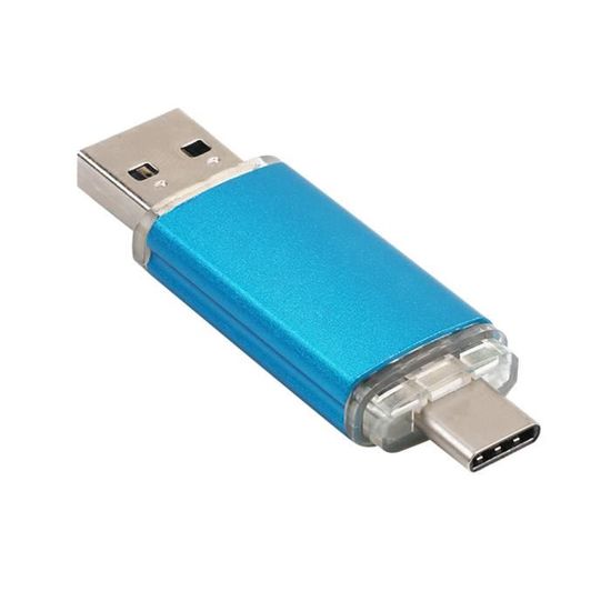 Clé USB avec connexion Type-C - OTG (On The Go) - USB 3.0 Type-A + USB 3.1  Type-C - 32 Go | bol