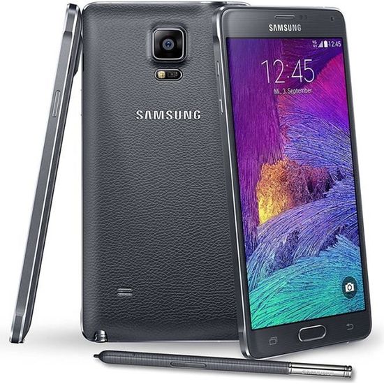 5.7 Pouce Samsung Galaxy Note 4 N910F 32Go Noir   Smartphone