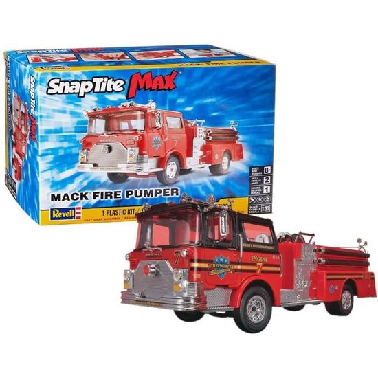 Maquette Camion Pompier Mack Fire Pumper Revell - Maquette à assembler - échelle 1-32