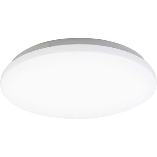 Plafonnier LED Rond 18W 1440lm - 3 Températures De Couleur (3000K-6000K), IP44, Diamètre 225 Mm, Pour Salle De Bain, Entrée, Couloir