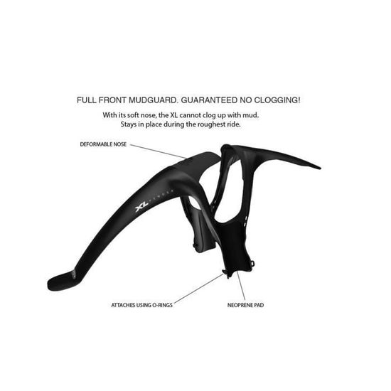 Crud Bike Garde-Boue Lx Fender en Noir pour 26 29'' Roue - Main Image