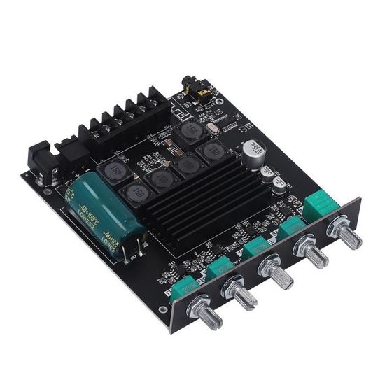 Amplificateur Audio 2.1 Canaux 200W - Bluetooth 5.0 - Carte Ampli TPA3116