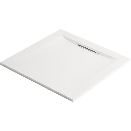 Receveur de douche carré Flight Pure JACOB DELAFON 90x90 cm Blanc