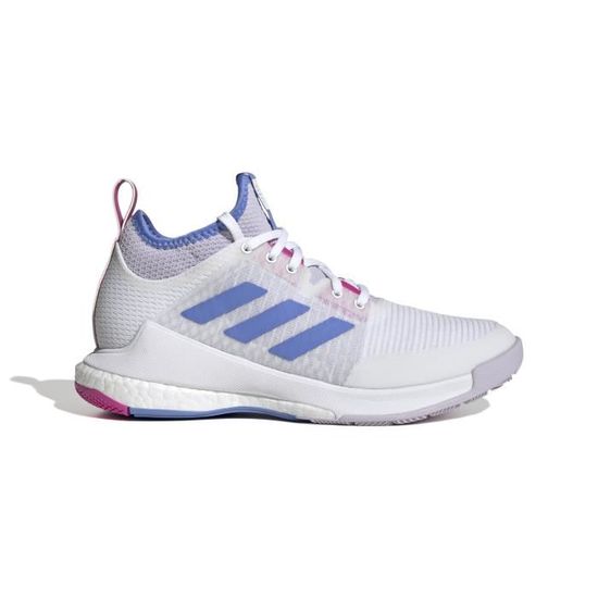 Chaussures de handball indoor femme adidas Crazyflight Mid white
