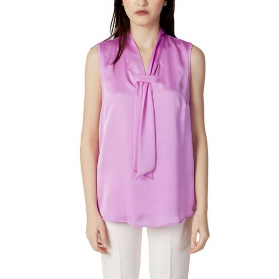 Chemisier Femme Sandro - Taille 38, Violet, 100% Coton, Occasion Très Bon État (Comme Neuf)