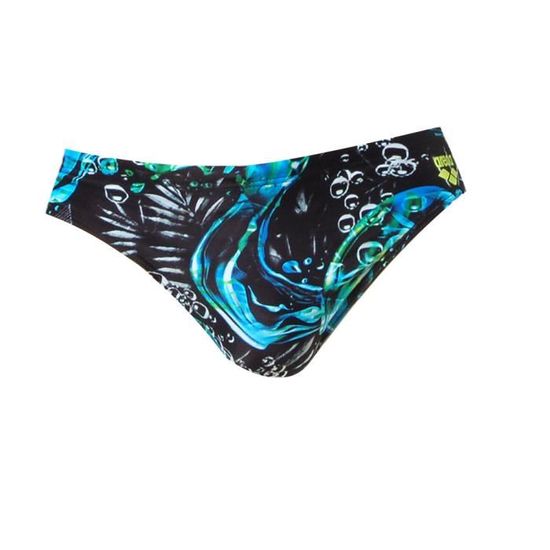 Slip De Bain Arena Spirit Homme - Navy/Rouge Fluo - Taille FR 85cm (34)
