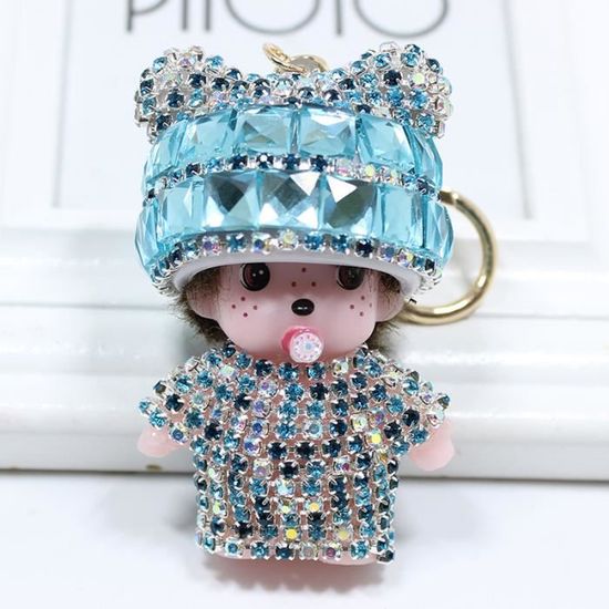 Ifundom Porte-clés Peluche Mini Pendentif Chien Peluche