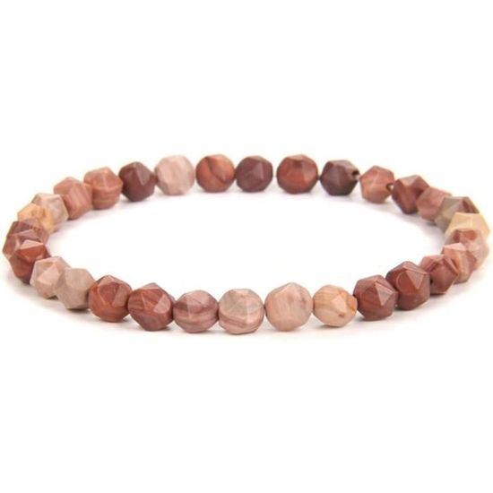 Bracelet Multi-rang Perles élastique Noir Et Blanc - Style Bohème Pour Fille - Neuf