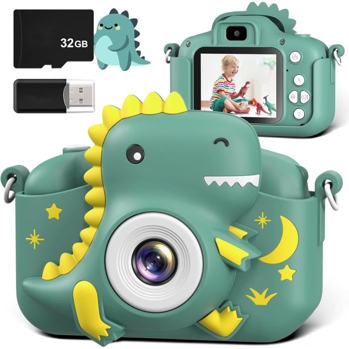 Appareil Photo Enfant Licorne Ulikey - Écran 2 Pouces, Double Caméra 20MP, 1080P, Carte 32G Incluse