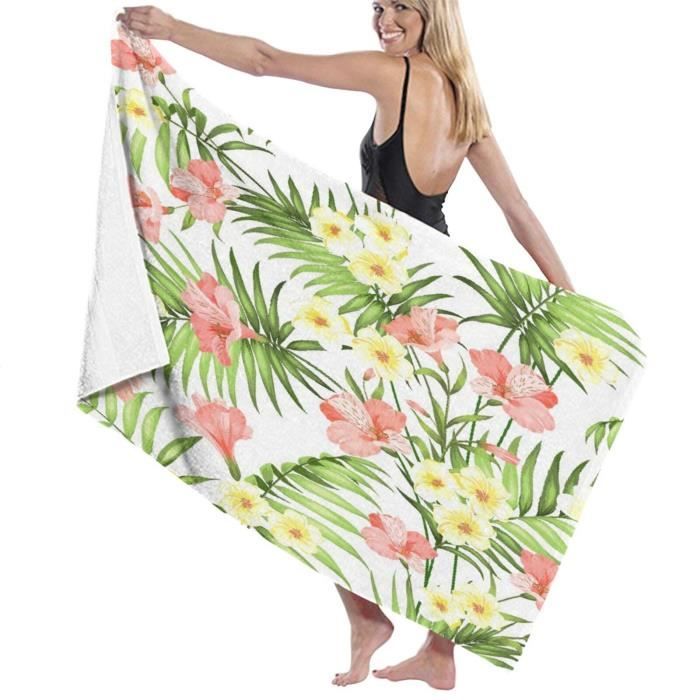 Serviette De Plage En Microfibre 70x150 Cm Motif Tête De Mort - Séchage Rapide, Légère, Pour Piscine, Sport, Voyage
